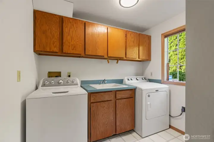 Laundry room.