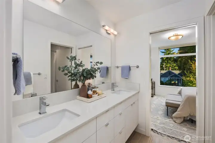 Jack and Jill bathroom