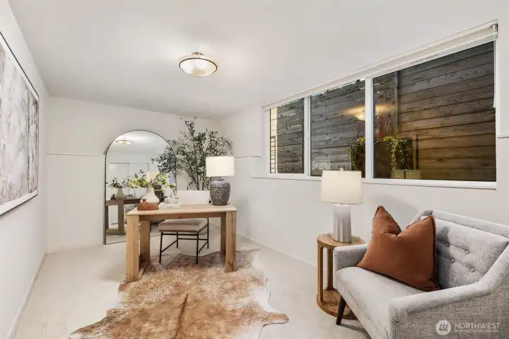 Basement Bedroom/Office