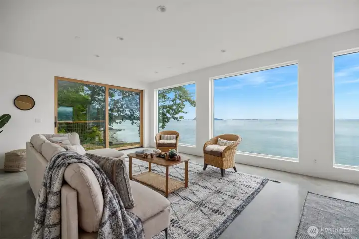 Such a peaceful private location with superlative views of Samish Bay and Lummi Island!
