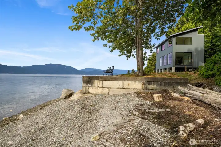 There is additional beach beyond the lot that is shared by only 6 owners total