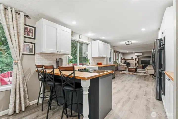 Dining open to Kitchen