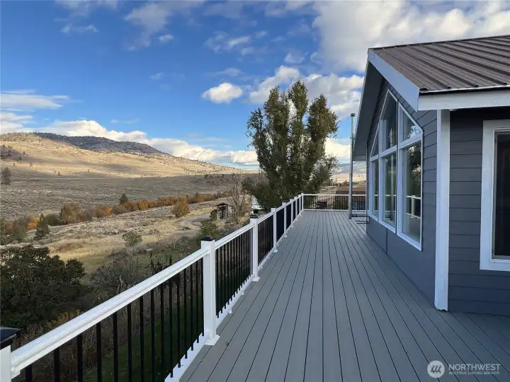 Deck view facing east