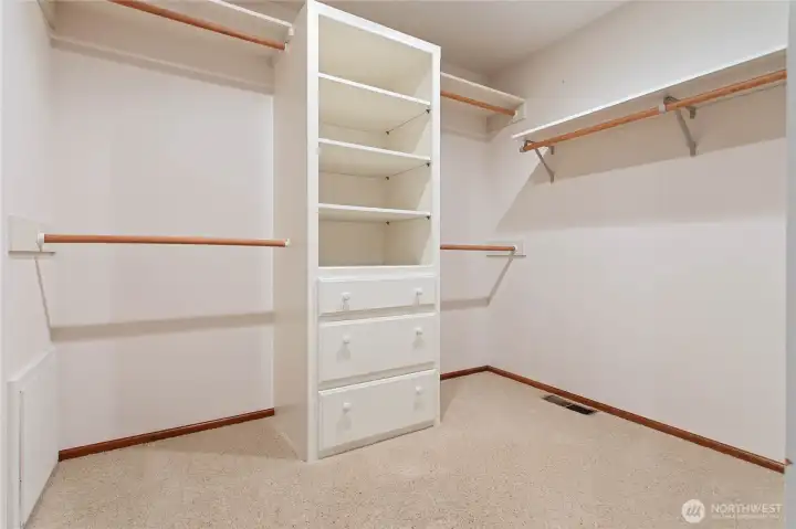 Primary Walk-in Closet