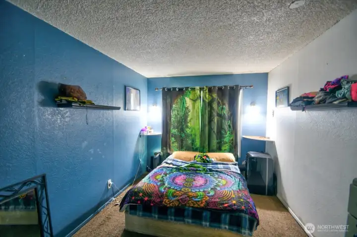 Main floor bedroom addition with separate entrance.