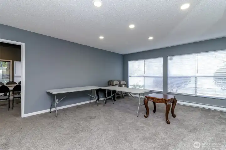 Common area in clubhouse.