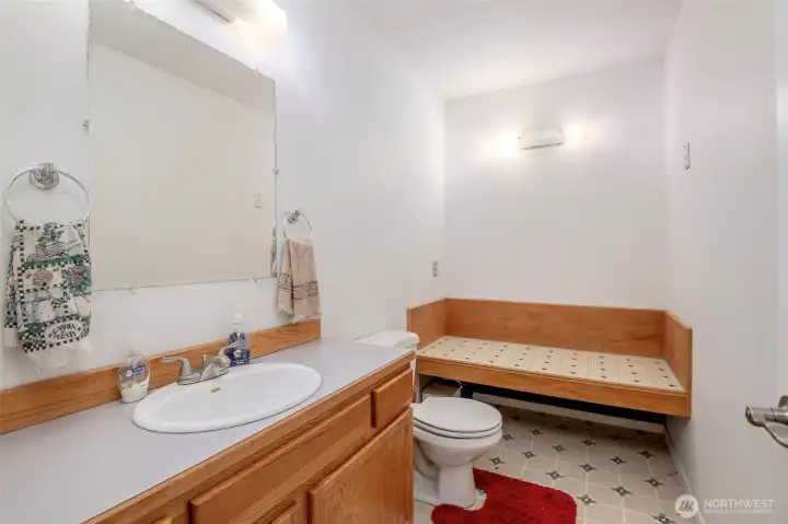 Main Level Half Bath (Plumbed for Full Bath)