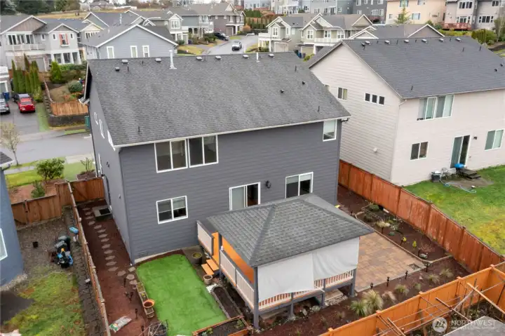 Well-maintained roof and a fully fenced yard