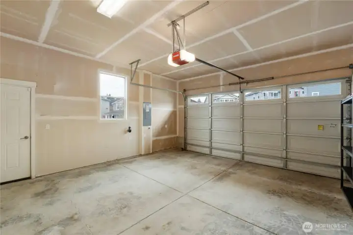 Two-car garage
