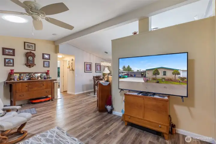 Living Room facing Dining Area