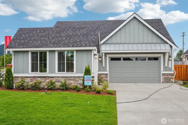 This picture is of a similar home with similar features but not the listed home