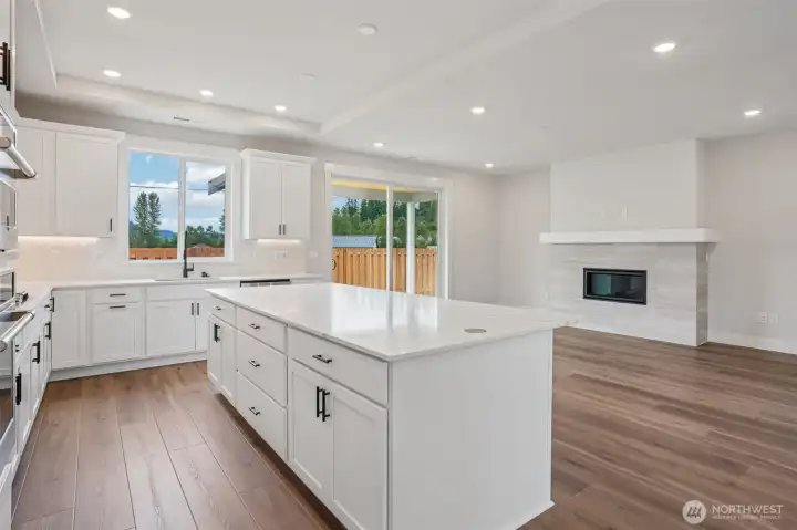 This picture is of a similar home with similar features but not the listed home