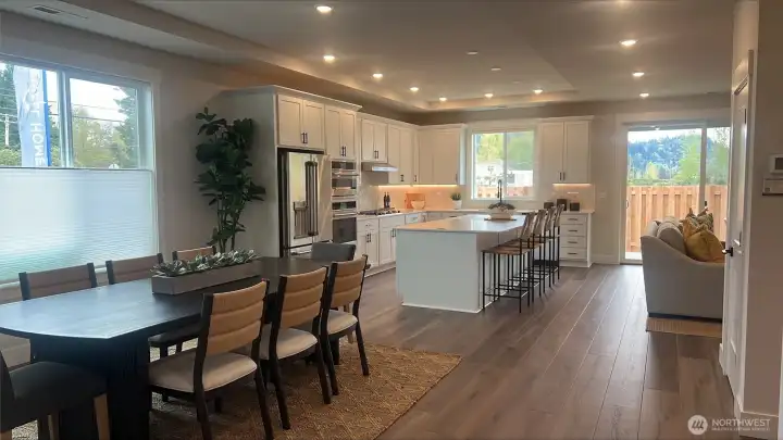 This picture is of a similar home with similar features but not the listed home