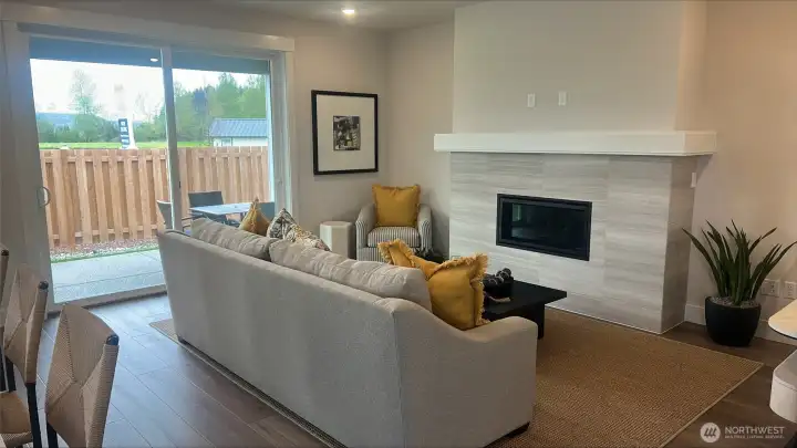 This picture is of a similar home with similar features but not the listed home