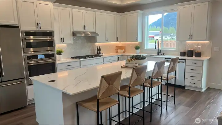 This picture is of a similar home with similar features but not the listed home