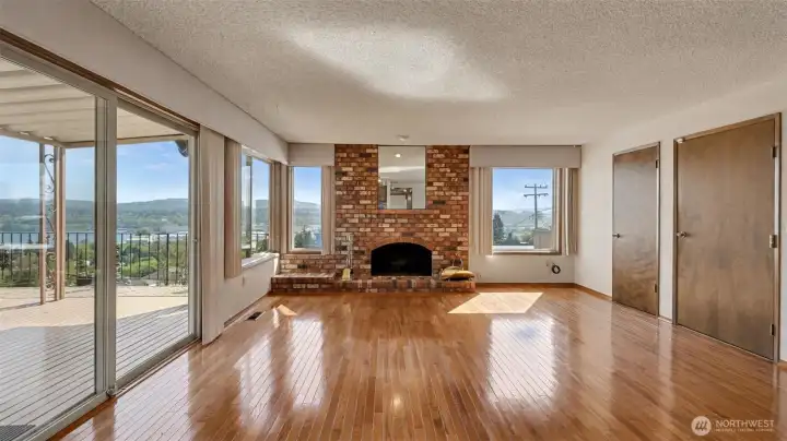 Multiple living areas offer flexibility for any lifestyle