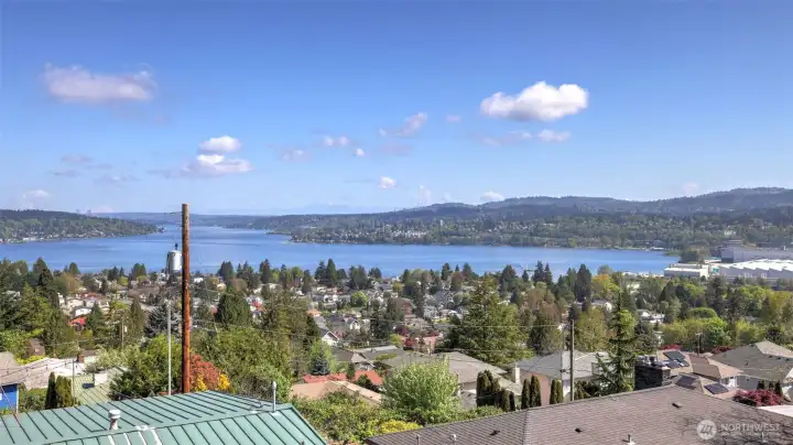 Captivating lake, mountain, and territorial views
