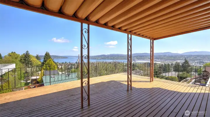 Enjoy outdoor living with space to relax and entertain