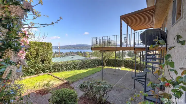 Take in the views—perfect for morning coffee or evening sunsets