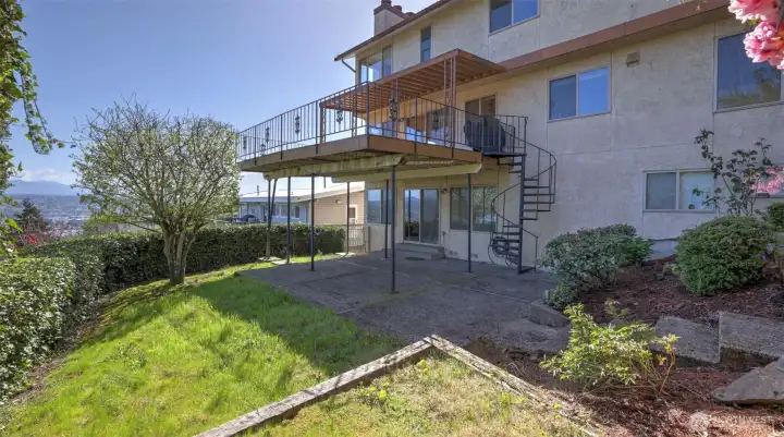 Generous yard with room to garden, play, or unwind