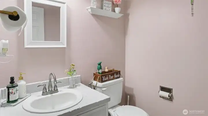 Main floor half bath
