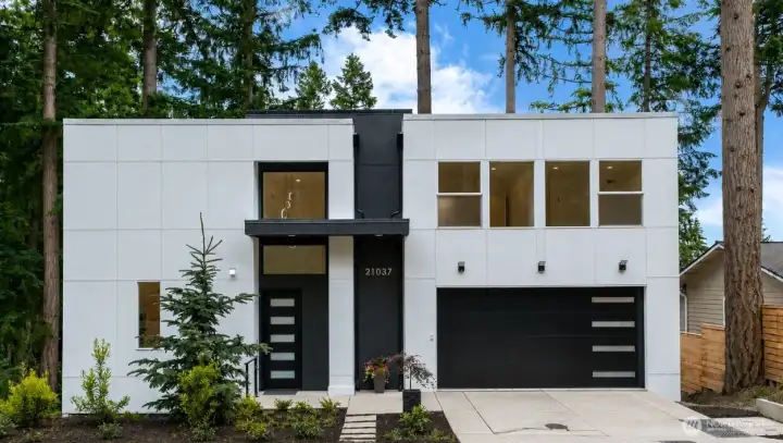 The home features a premium rainscreen building envelope engineered for the Pacific Northwest, providing superior moisture protection, enhanced durability, and improved energy efficiency