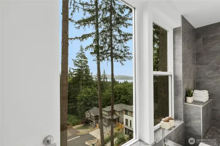 Enjoys peaceful territorial and partial lake views.