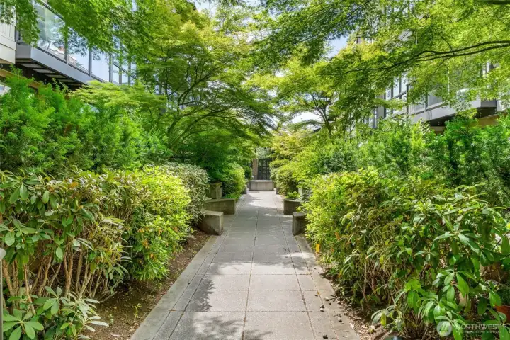 Lush, zen-like grounds with multiple outdoor seating areas. NOTE: some areas closed during construction. Lush, zen-like grounds with multiple outdoor seating areas. NOTE: some areas closed during construction.