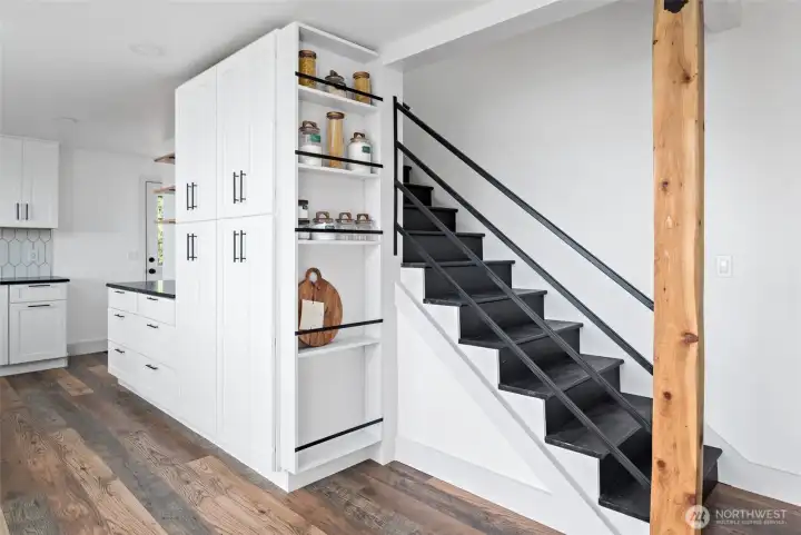 Stairs to primary Stairs to primary