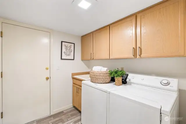 Main floor laundry room