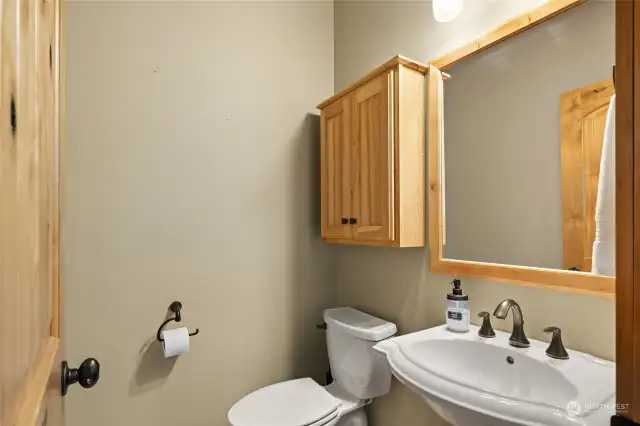 main level half bath