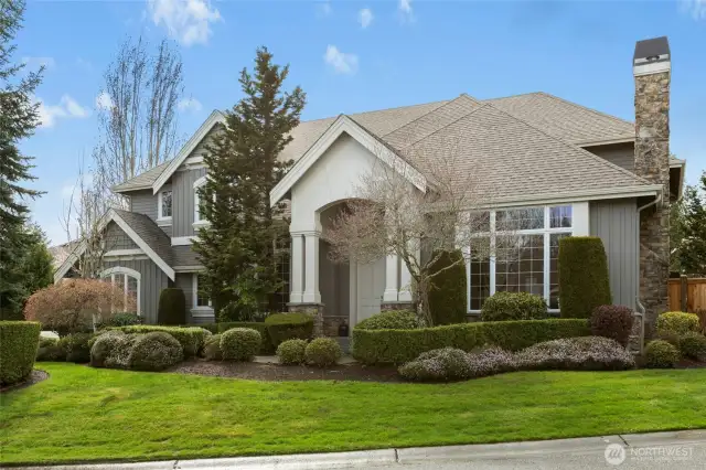 Another view of the front yard.