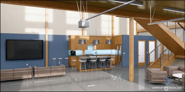 Clubhouse Kitchen area