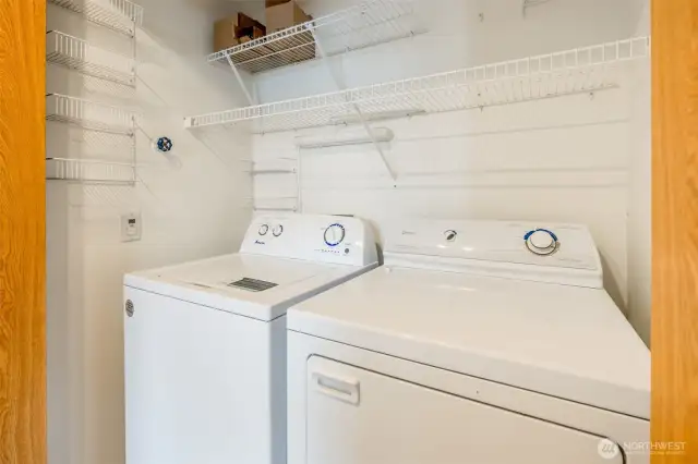 Utility Closet is the hallway