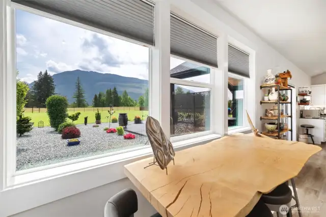 view south from living room