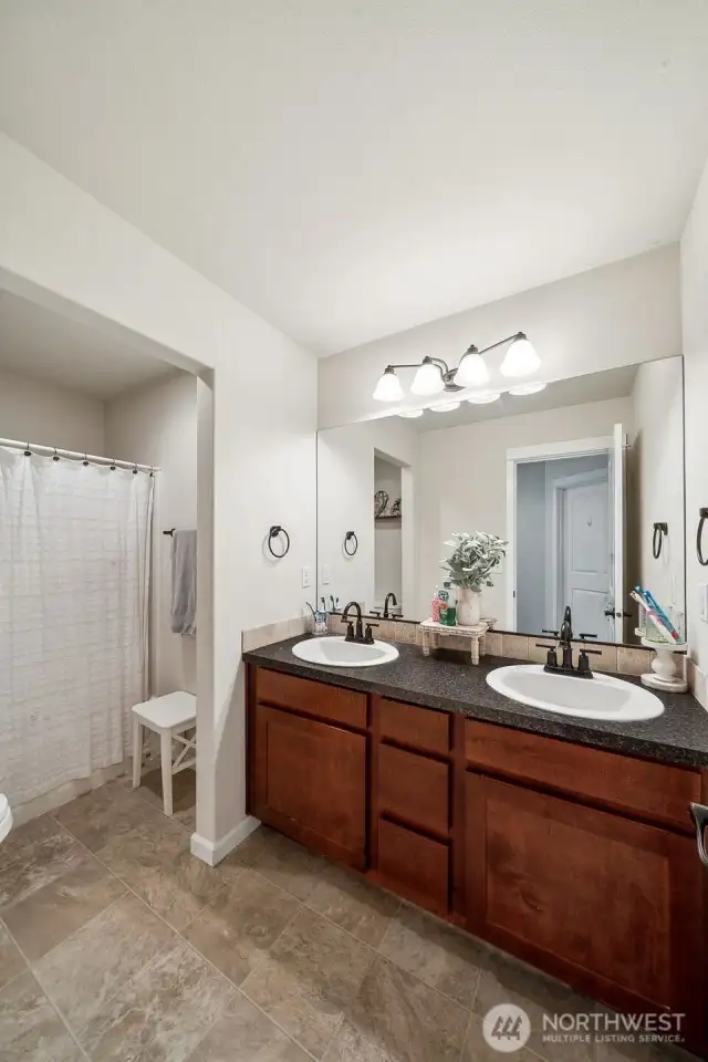 Main upstairs hall bathroom.