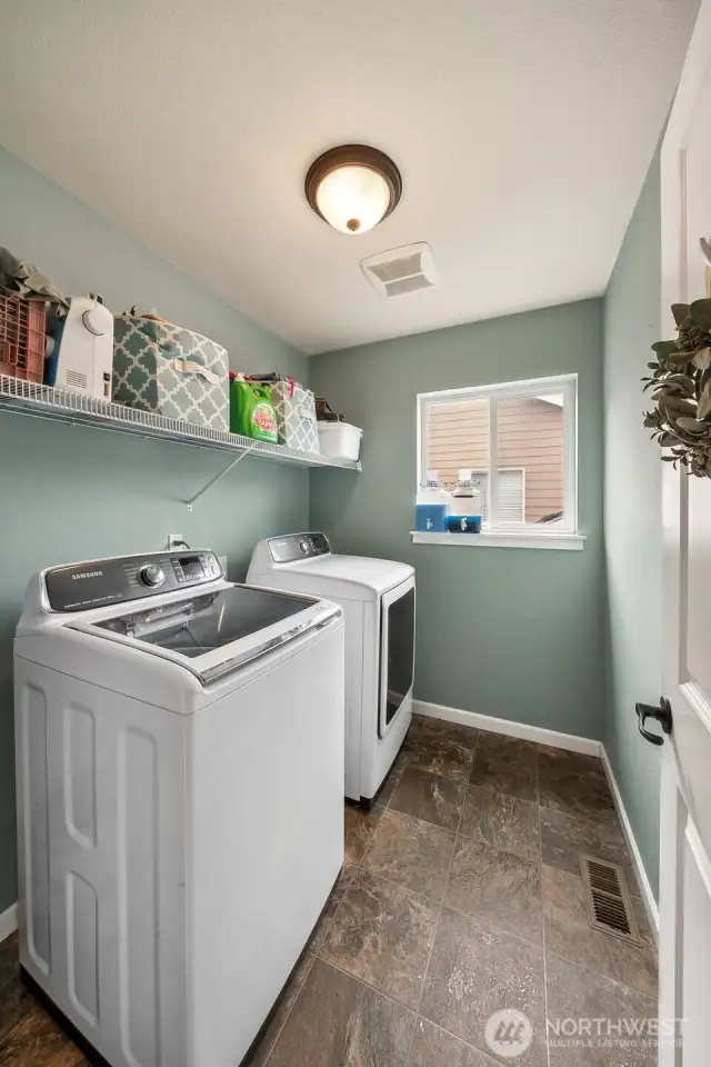 Having laundry upstairs makes your life easier!