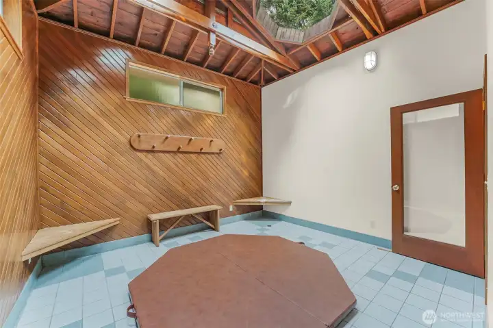 This room has 3/4 bath attached and could easily be modified into a great primary bedroom.