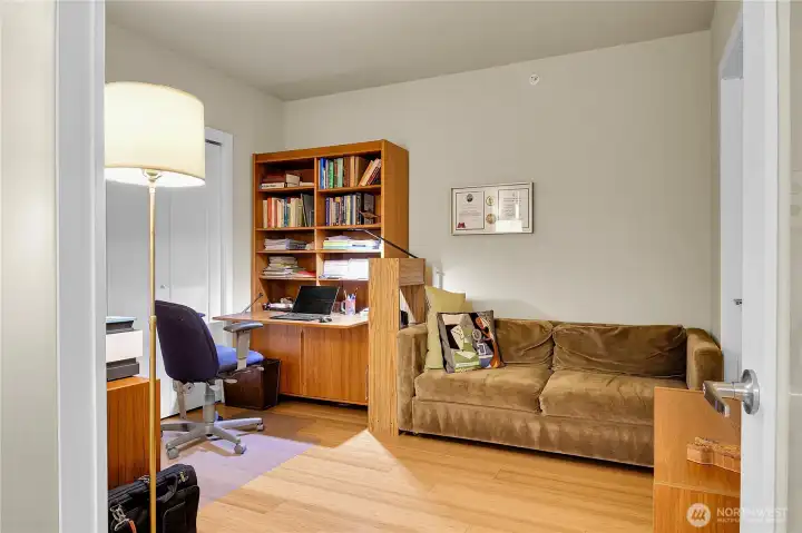 Here is the office that has great closet space and storage as well. Could be an exercise room, nursery or keep it as an office.
