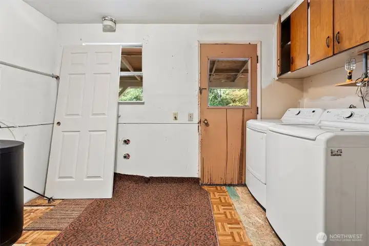 Utility/Laundry room.