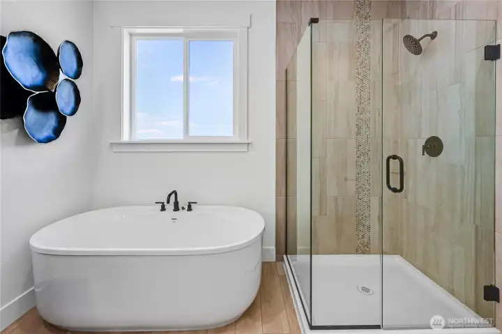 Staged photos are of model home