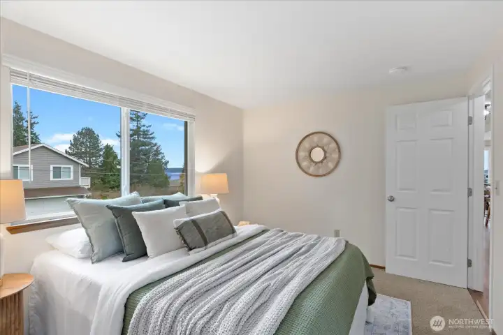 Another view of the primary bedroom.