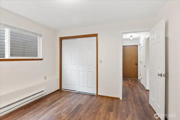 Another view of the lower level bedroom.