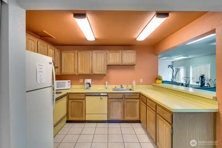 Clubhouse kitchen
