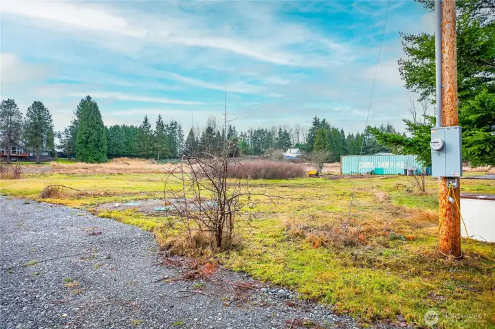Another view of Power On Property and Septic Tank Lids