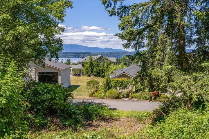 View of Hood Canal and Olympic Mtns