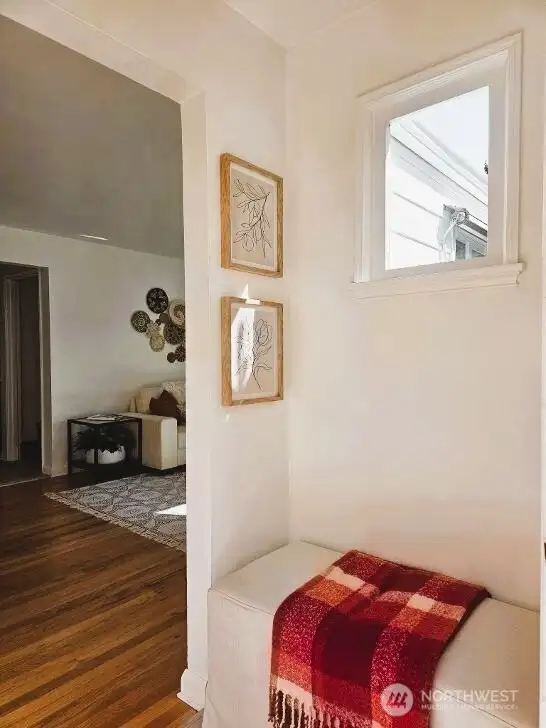 Entry Way with coat closet