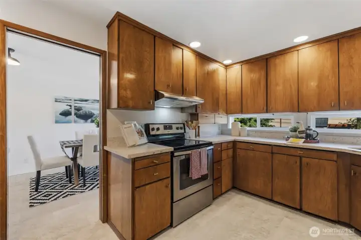 Kitchen with Custom Cabinetry