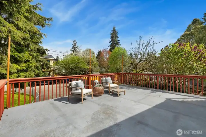 Deck off Dining Room