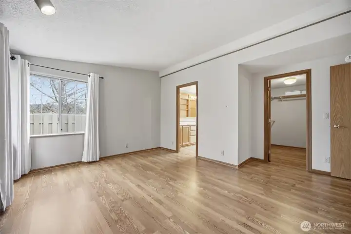 Primary Suite with walk in closet